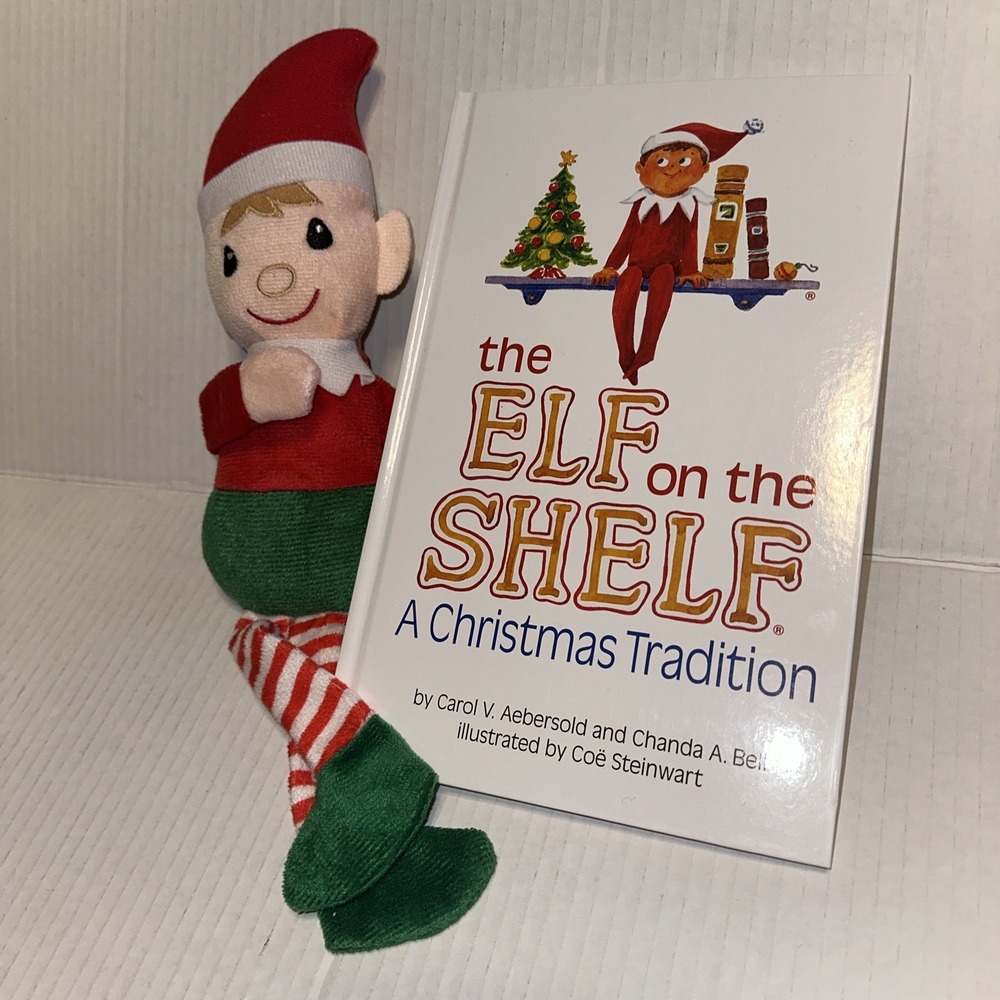 Elf on the Shelf A Christmas Tradition Hardcover Story Book And Doll